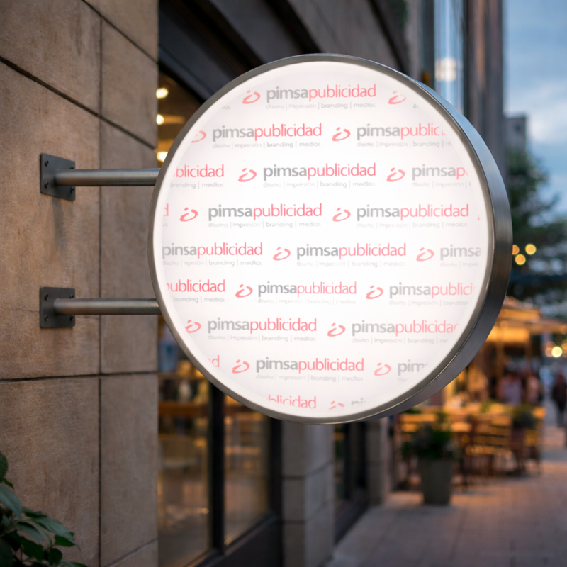 LETRERO LUMINOSO CIRCULAR